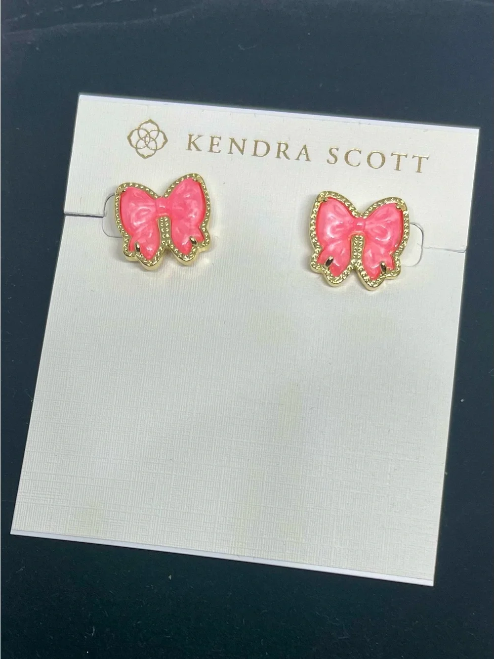 Kendra Scott Pink  Butterfly Stud Earrings